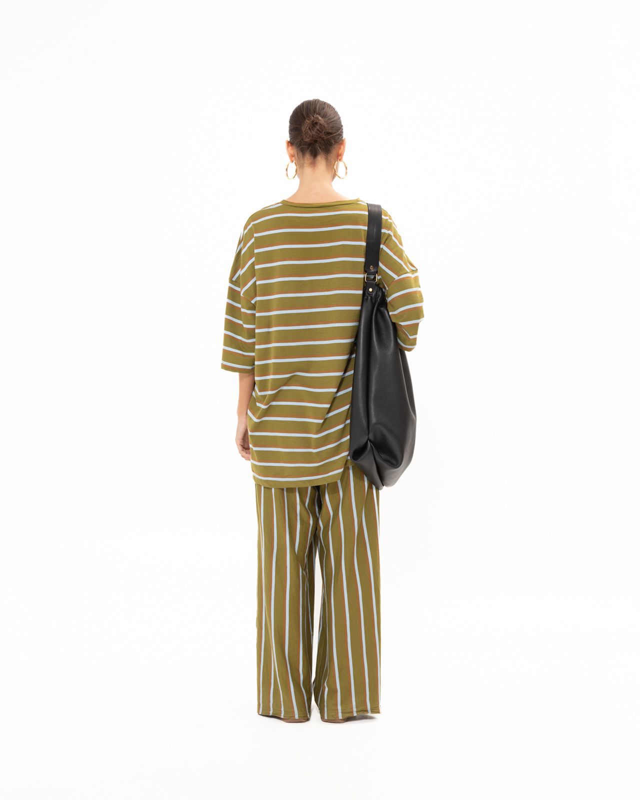 Picture of STRIPED OLIVE PANTS
