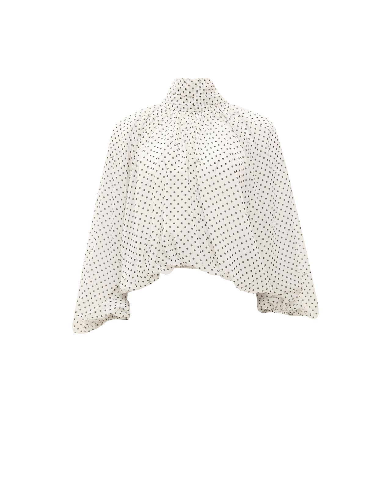 Picture of WHITE POLKA BLOUSE