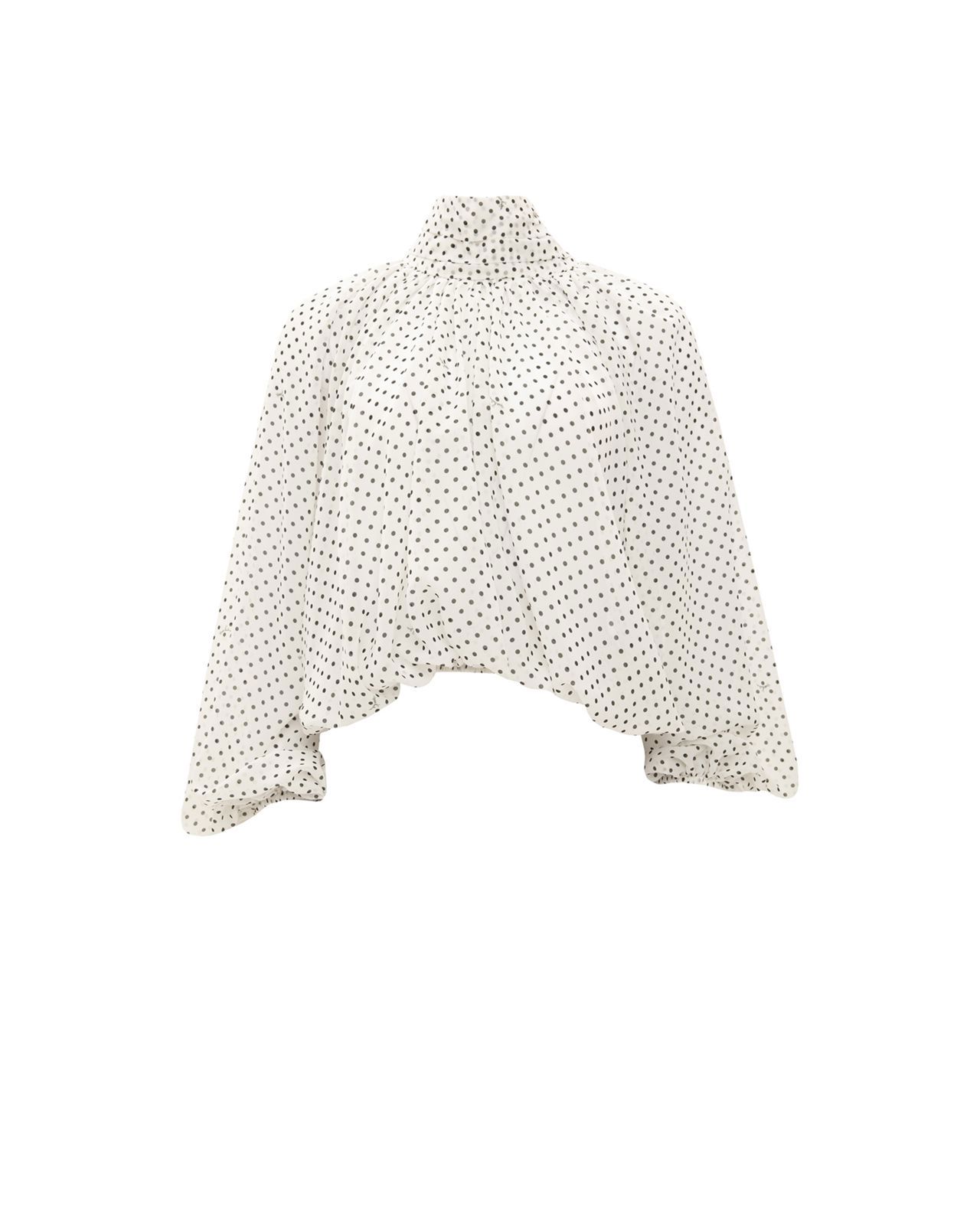 Picture of WHITE POLKA BLOUSE