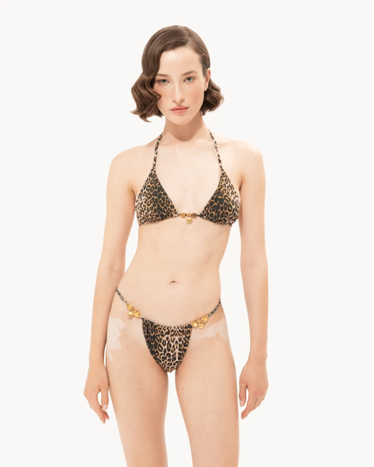 Picture of Leopard Triangle Bikini Top