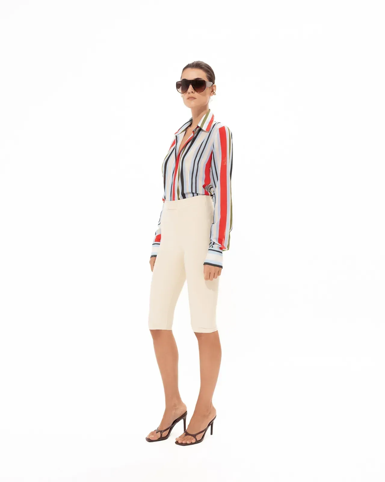 Picture of OFF-WHITE ACTIVE CAPRI PANTS