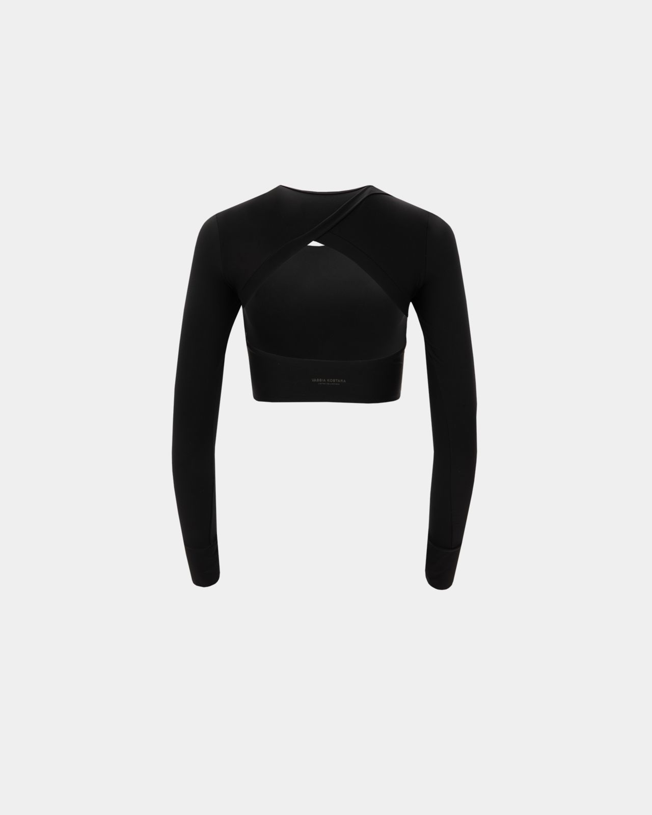 Picture of Black Athletic Crop Top