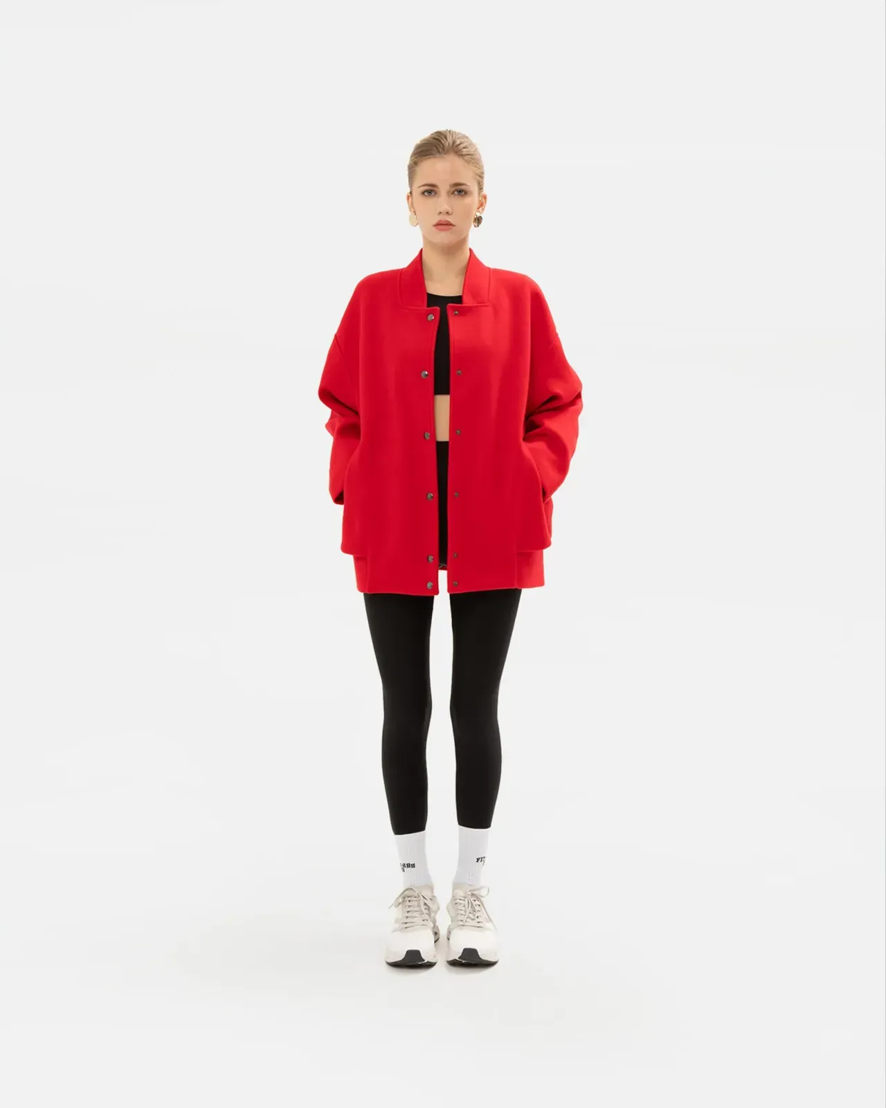 Picture of Black Athletic Crop Top