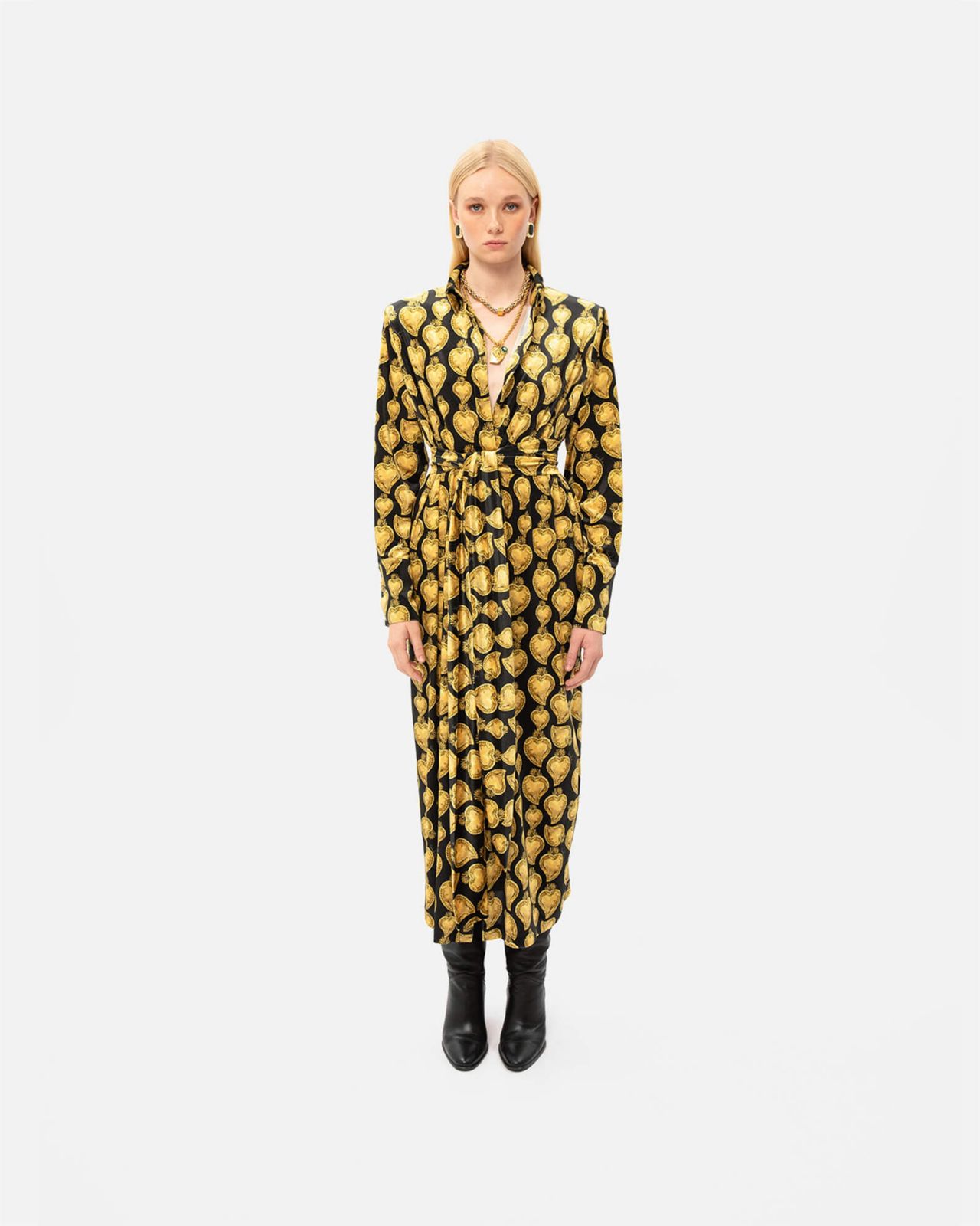 Picture of VELVET LUCKY CHARM DRESS