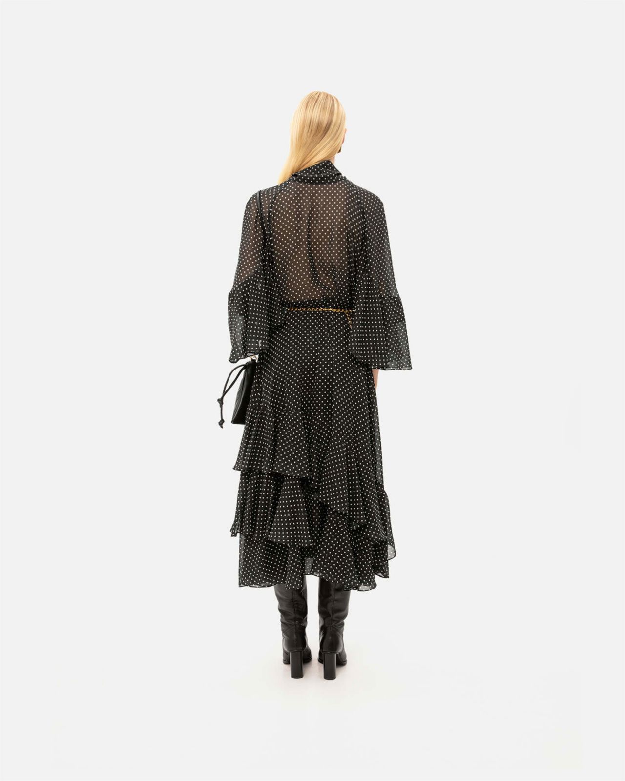 Picture of BLACK POLKA DOT DRESS