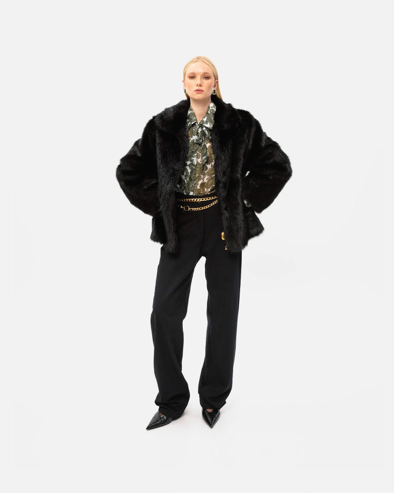 Picture of GREEN PAISLEY OS SHIRT