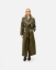 Picture of KHAKI FAUX LEATHER TRENCH COAT