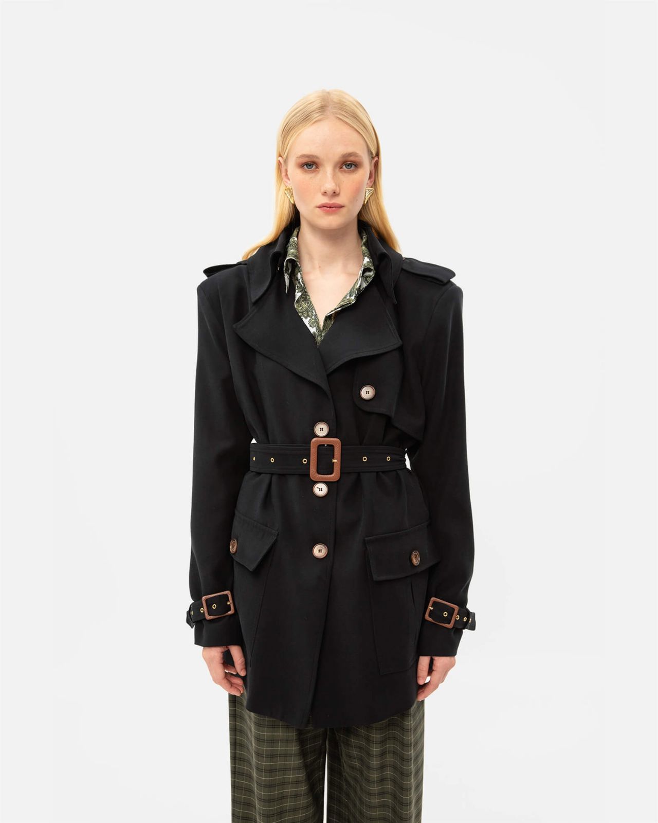 Picture of BLACK TRENCH JACKET