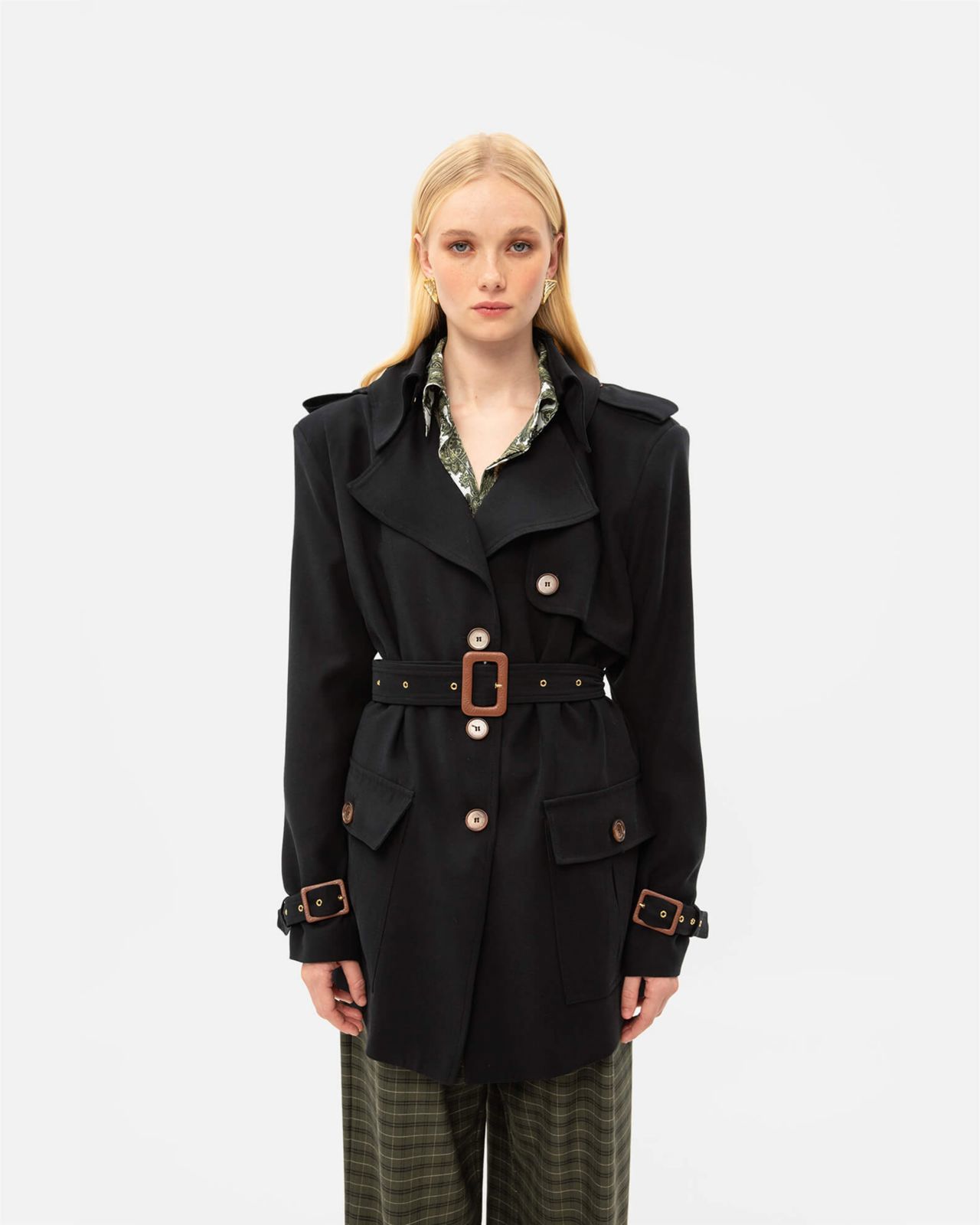 Picture of BLACK TRENCH JACKET