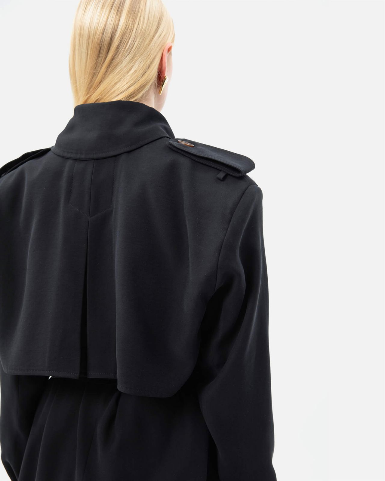 Picture of BLACK TRENCH JACKET