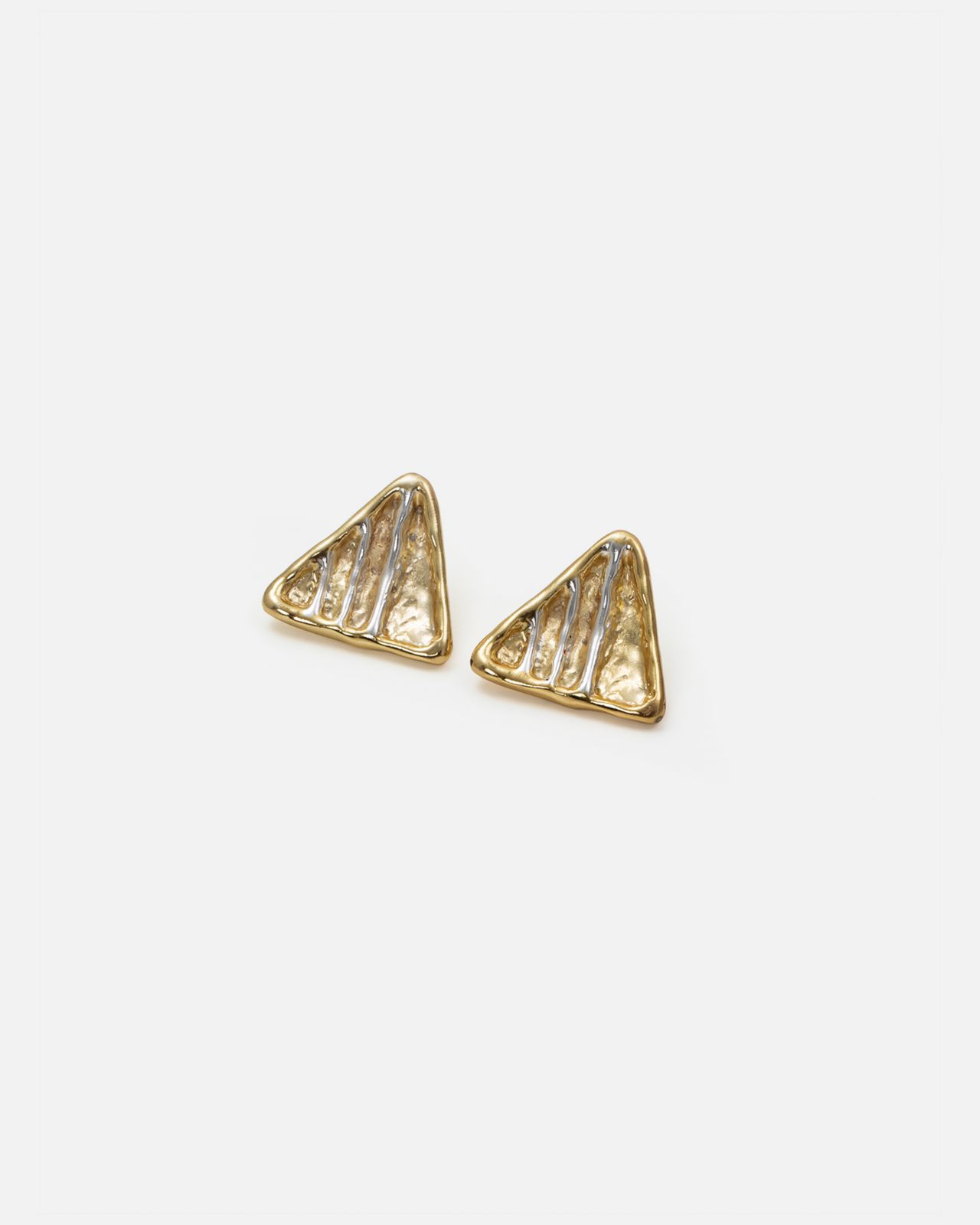 Picture of TRIANGLE PLATINUM-PLATED EARRINGS