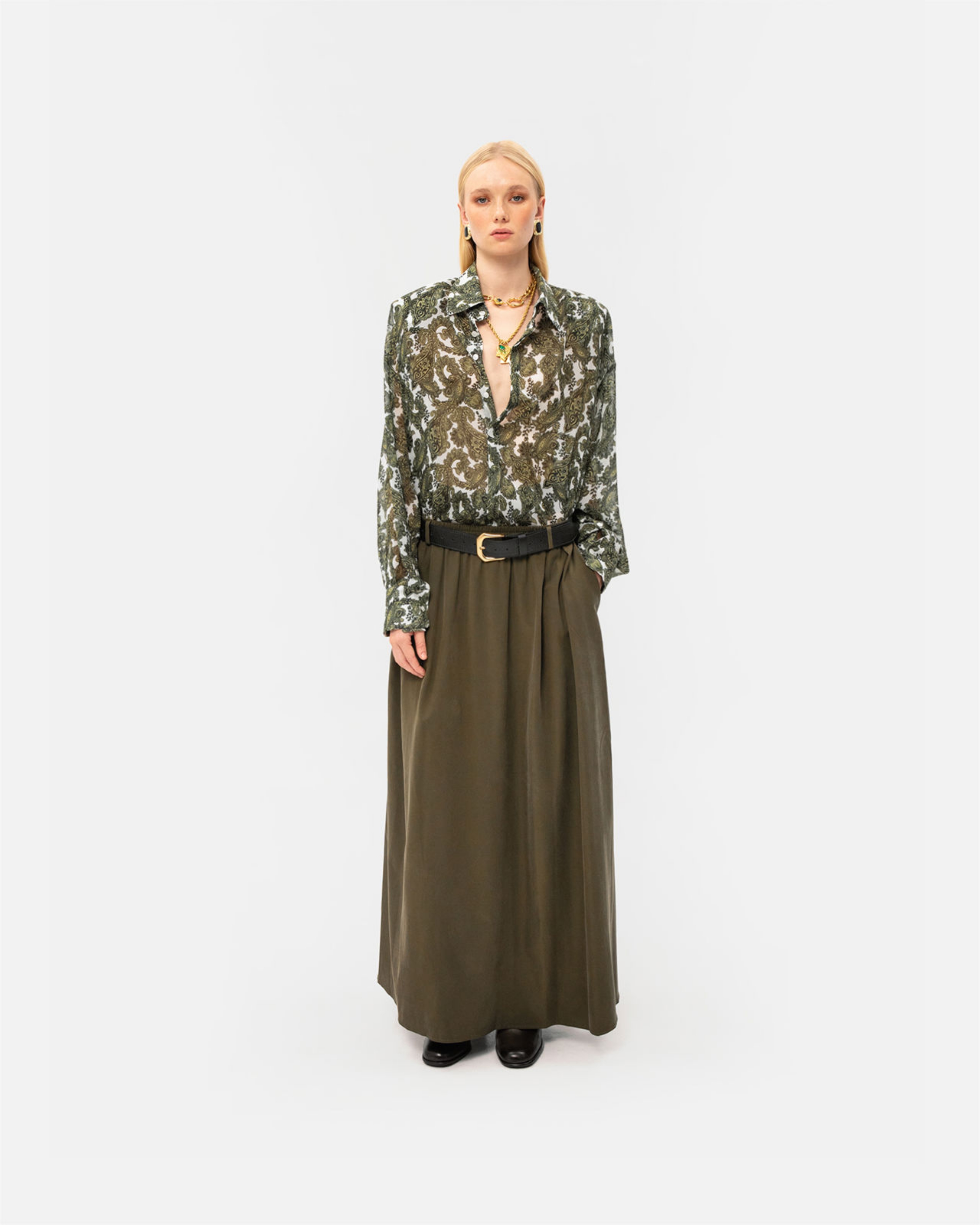 Picture of OLIVE PRAIRIE SKIRT