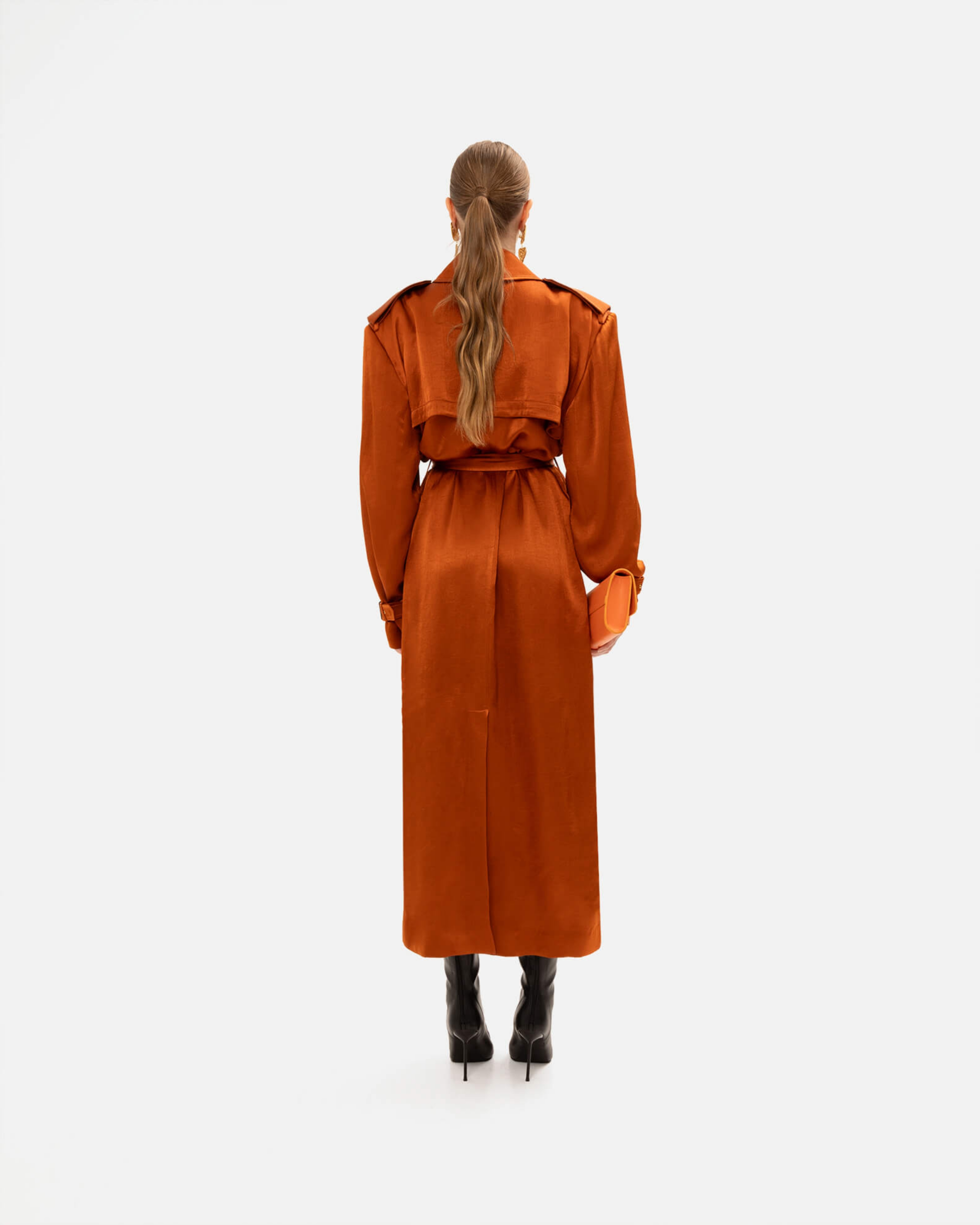 Picture of BURNT ORANGE TRENCH COAT