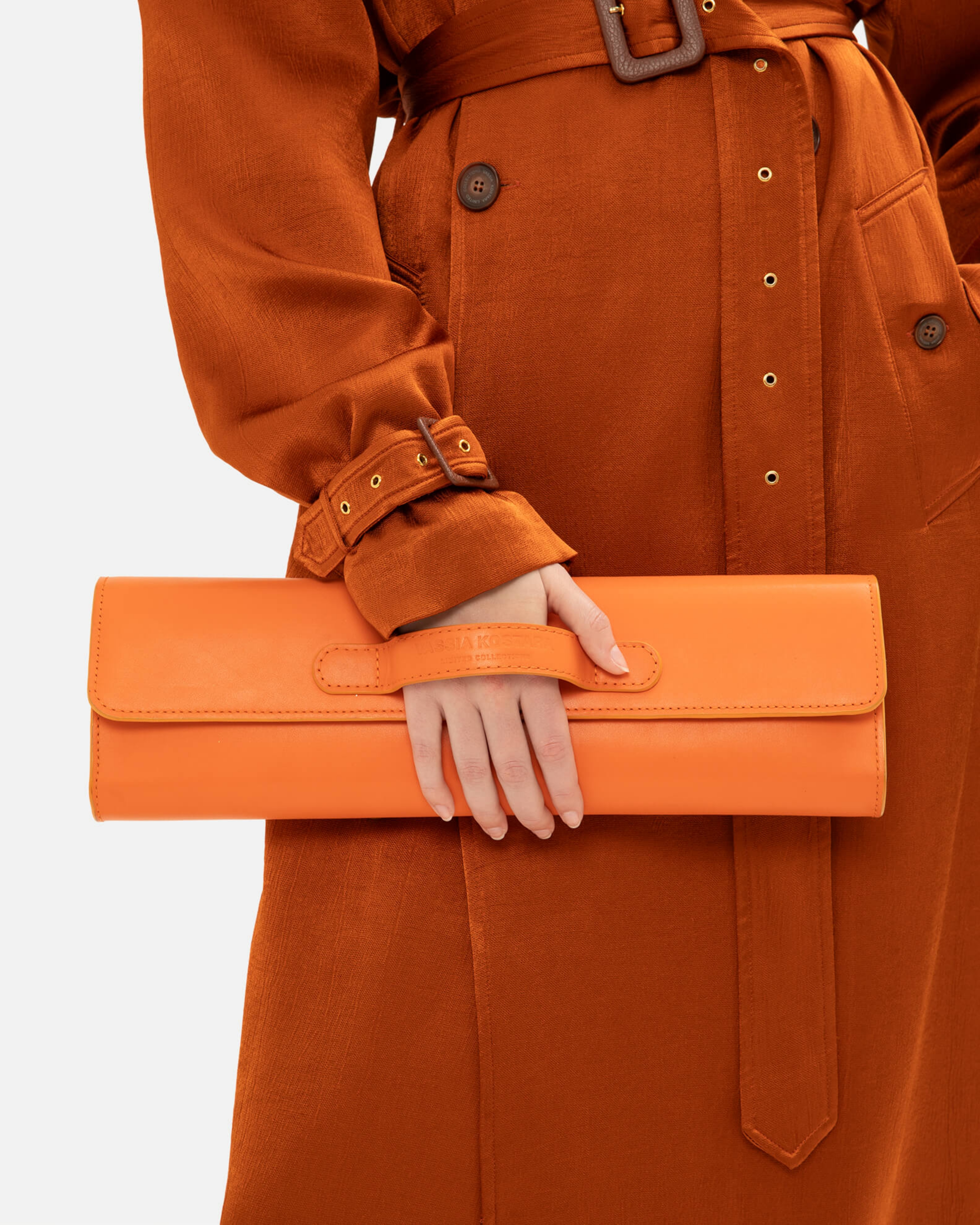 Picture of BURNT ORANGE TRENCH COAT