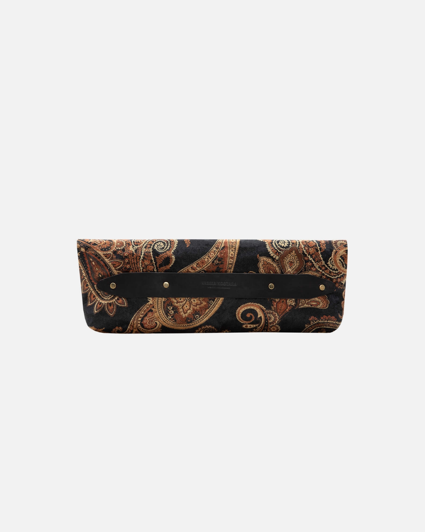 Picture of BROWN PAISLEY CLUTCH
