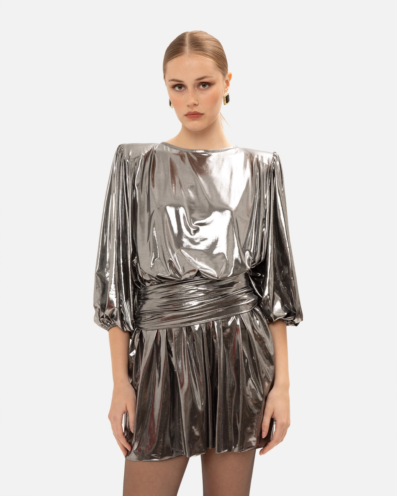 Picture of SILVER MINI DRESS