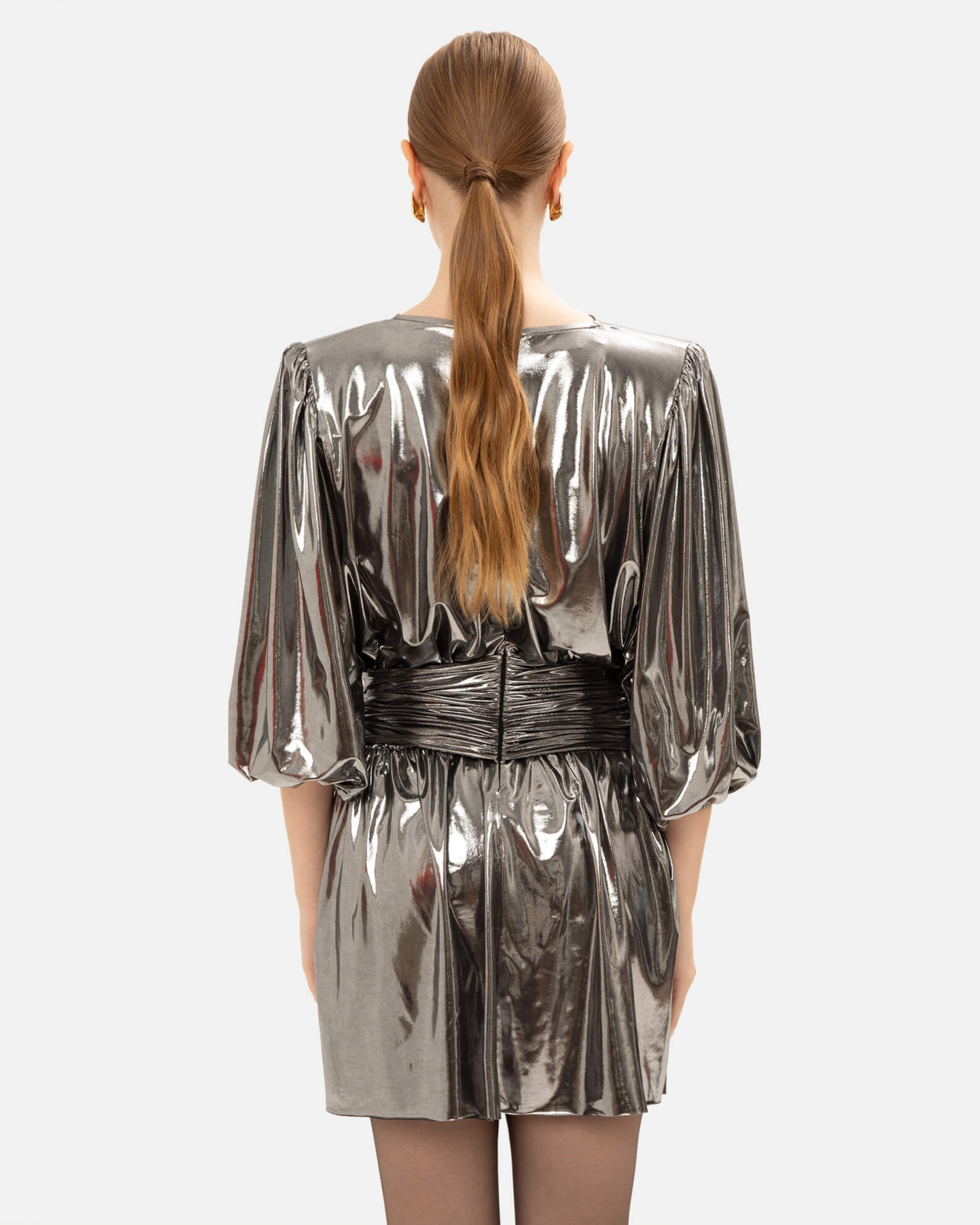 Picture of SILVER MINI DRESS