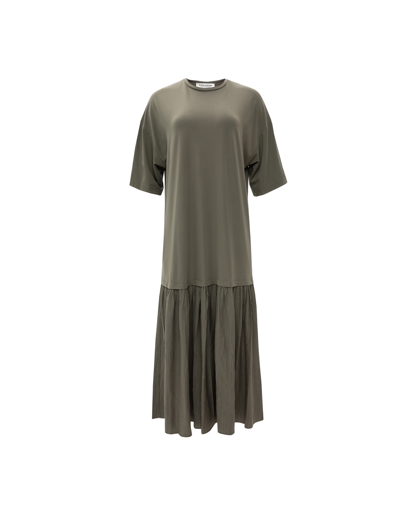 Picture of OLIVE MIDI COTTON DRESS
